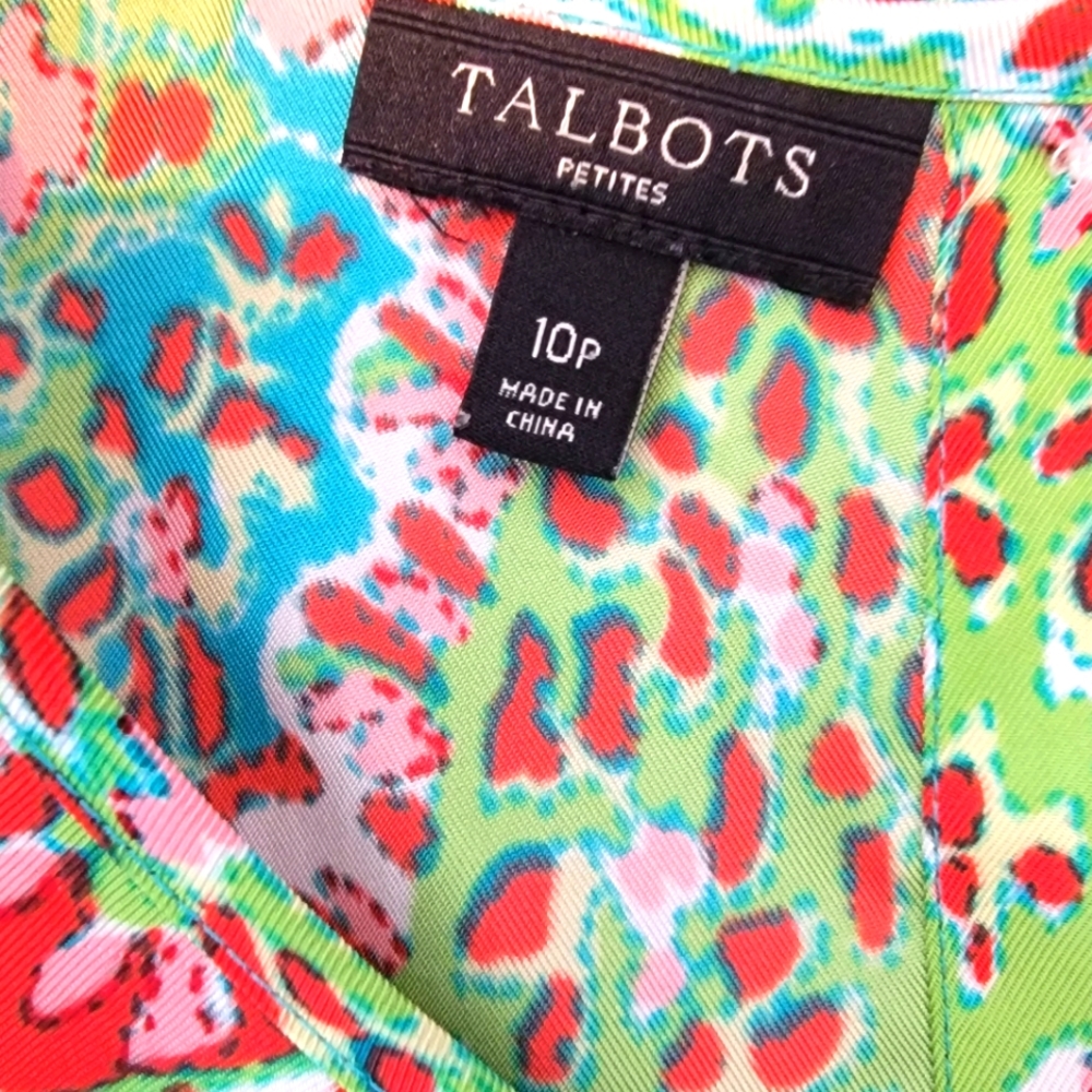Talbots Colorful Top - Picture 2 of 6